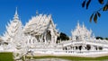 White Temple, Wat Rong Khun Most famous Buddhist temple in Chiang Rai, Thailand