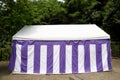 White tent for event Royalty Free Stock Photo