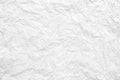 White Texture Background. Crumpled paper. Royalty Free Stock Photo