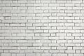 White Textured Brick Wall