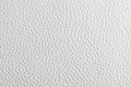 White Textured Leather Surface Background, Close-up of a white textured leather surface. The intricate pattern and detailed Royalty Free Stock Photo