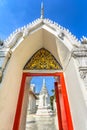 White Thai temple, Bangkok, Thailand