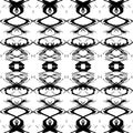 White thin line vintage seamless pattern Royalty Free Stock Photo