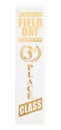 White Third Place Ribbon Royalty Free Stock Photo
