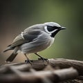 White-throated wagtail, Motacilla alba. generative ai