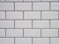 White tile with black joints texture Royalty Free Stock Photo