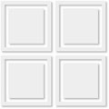 White tiles vector texture. seamless geometric pattern of white squares Royalty Free Stock Photo