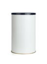 White tin box packaging container