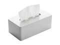 White tissue box isolated on transparent background Royalty Free Stock Photo