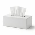 White tissue box on table Royalty Free Stock Photo