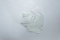 White tissue texture on isolated white background. object paper