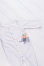 White toddler pajama