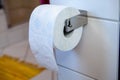 White toilet pape Royalty Free Stock Photo