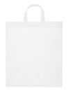 White tote bag isolated on white