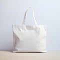 White tote bag product brand mockup