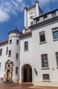 White tower of the castle in Aurich