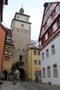 White Tower, Rothenburg ob der Tauber, Germany Royalty Free Stock Photo