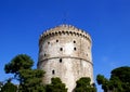 The white tower at Thessaloniki city in Greece