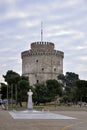 White Tower of Thessaloniki, Greece Royalty Free Stock Photo