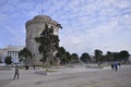 White Tower of Thessaloniki, Greece Royalty Free Stock Photo