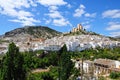 White town with castle, Velez Blanco.