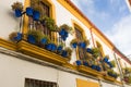 Streets in a white village of Andalucia, southern Spain Royalty Free Stock Photo