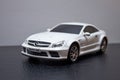 White toy Mercedes-Benz AMG SL 65