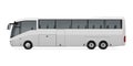 White Travel Bus