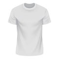 White Tshirt mockup, realistic style