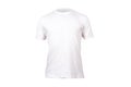 White Tshirt Template Royalty Free Stock Photo