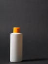 White tube bottle of shampoo, conditioner, hair rinse, mouthwash, on a background Royalty Free Stock Photo