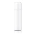 White tubular bottle template. Royalty Free Stock Photo