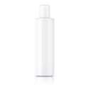 White tubular bottle template. Royalty Free Stock Photo