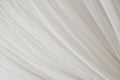 White tulle fabric abstract background. Royalty Free Stock Photo