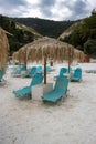 White-turquoise marble beach, Thassos, Greece