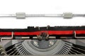 white typewriter sheet is ideal for personalization with your ow