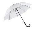 White Umbrella Isolated on White Background Royalty Free Stock Photo
