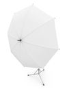 White umbrella for photography