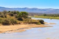 White Umfolozi panorama from viewpoint, HluhluweÃ¢â¬âUmfolozi Game Reserve Royalty Free Stock Photo