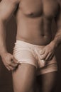 White undies with snaps Royalty Free Stock Photo