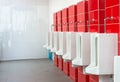 white Urinals men in toilet ,Outdoor Toilet Urinal