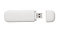 White usb flash drive