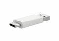 White usb type c flash drive with sleek design for modern data storage needs Royalty Free Stock Photo
