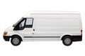 White van side Royalty Free Stock Photo