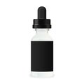 White Vapor Juice Bottle