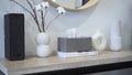 White vase decor smart speaker