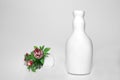 White Vase And Flowers Royalty Free Stock Photo