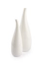 White vases