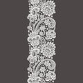 White Vector Lace. Royalty Free Stock Photo