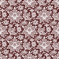 White Vector Lace. Seamless Pattern. Royalty Free Stock Photo